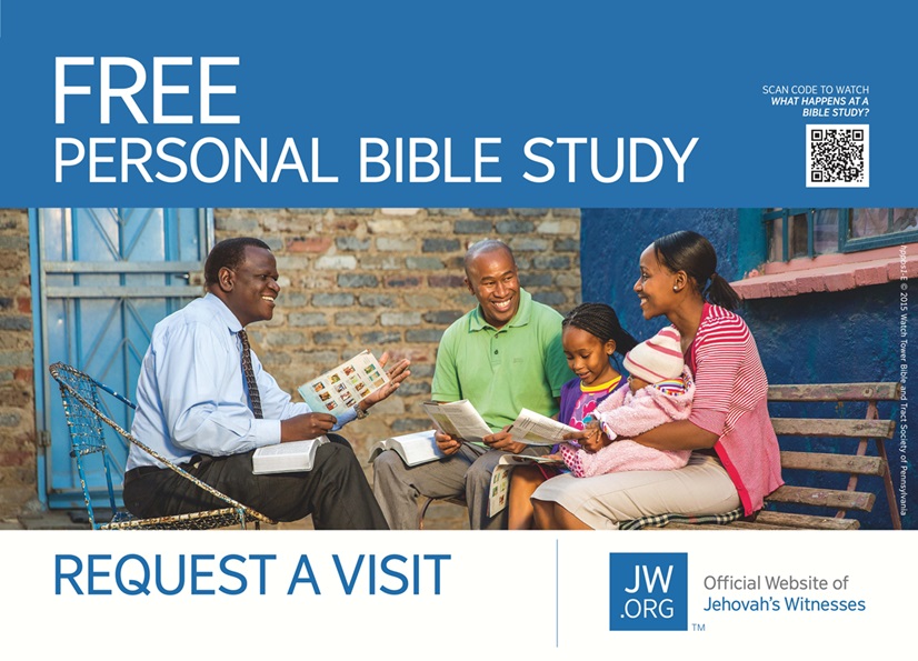 Poster for Stand "FREE PERSONAL BIBLE STUDY 1"