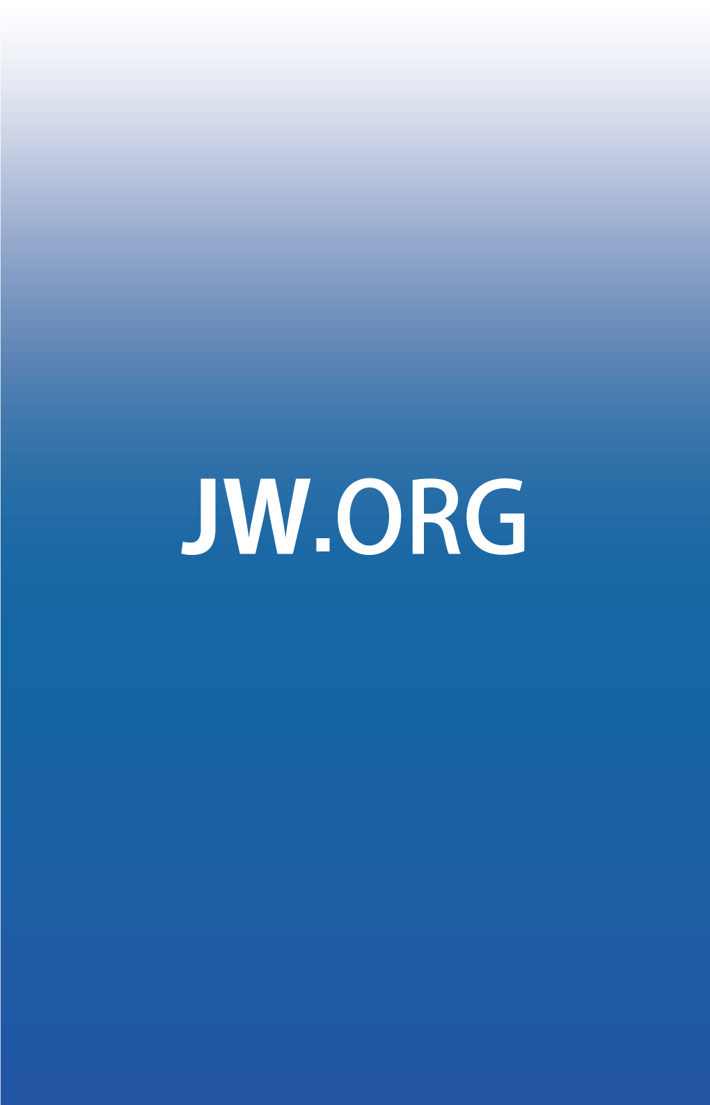 Poster for Cart "JW.ORG"