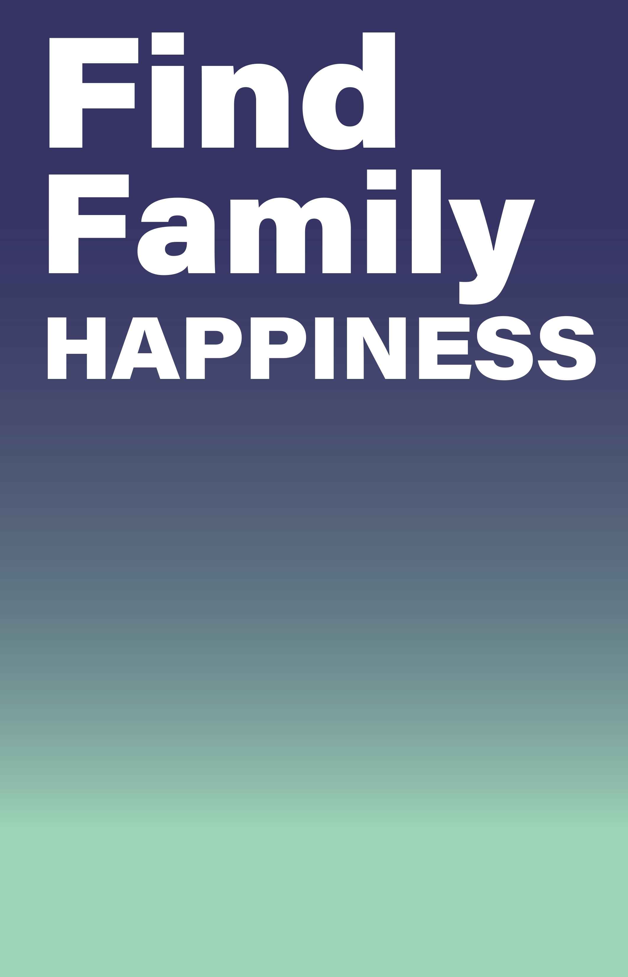 Poster for Stand "Find Family HAPPINESS"