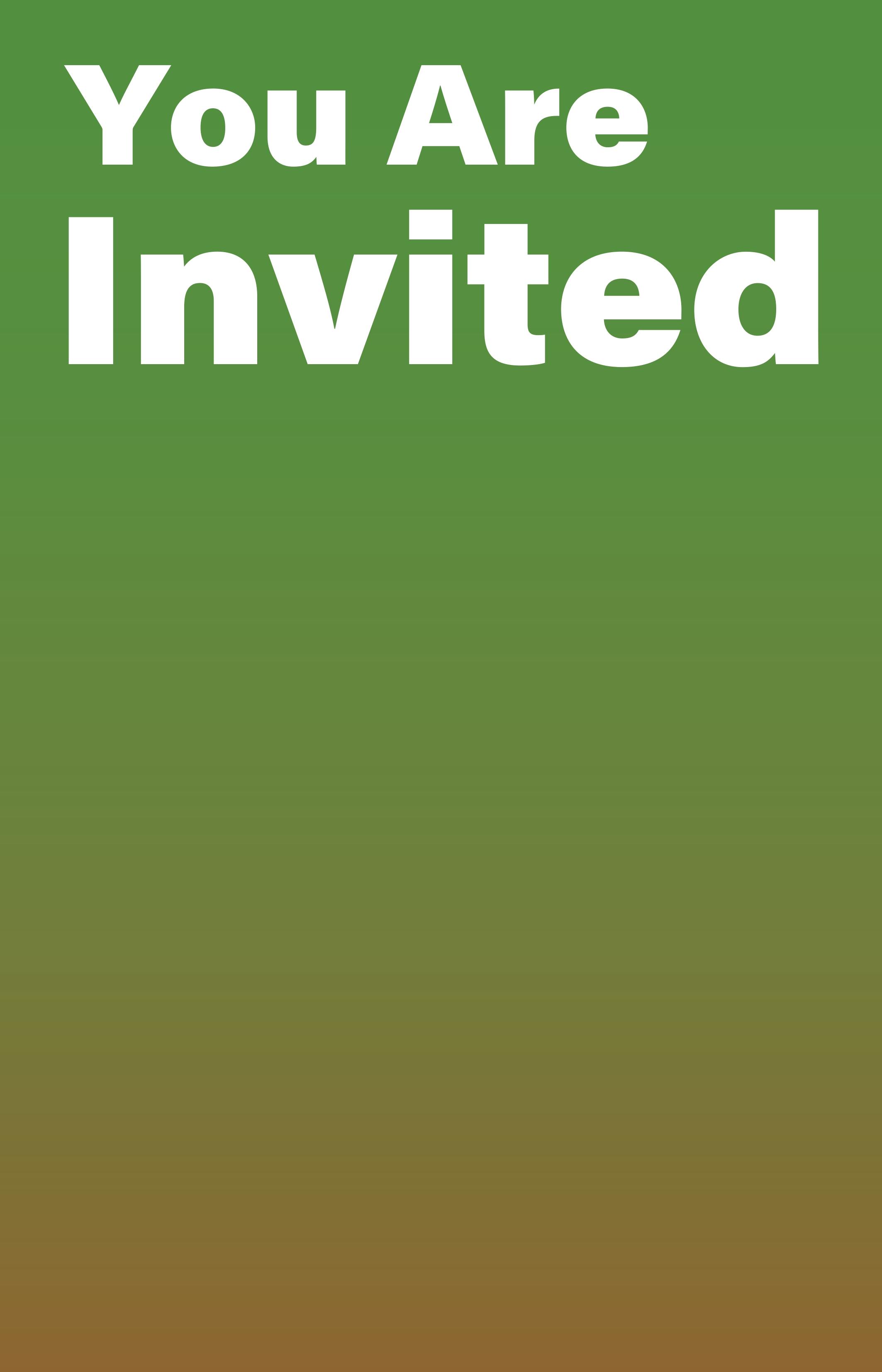 Poster for Stand "You Are Invited"